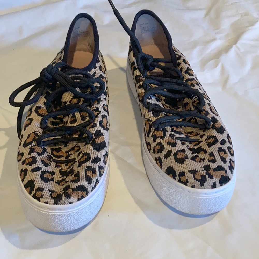 BP. Brand leopard print sneakers Size 10